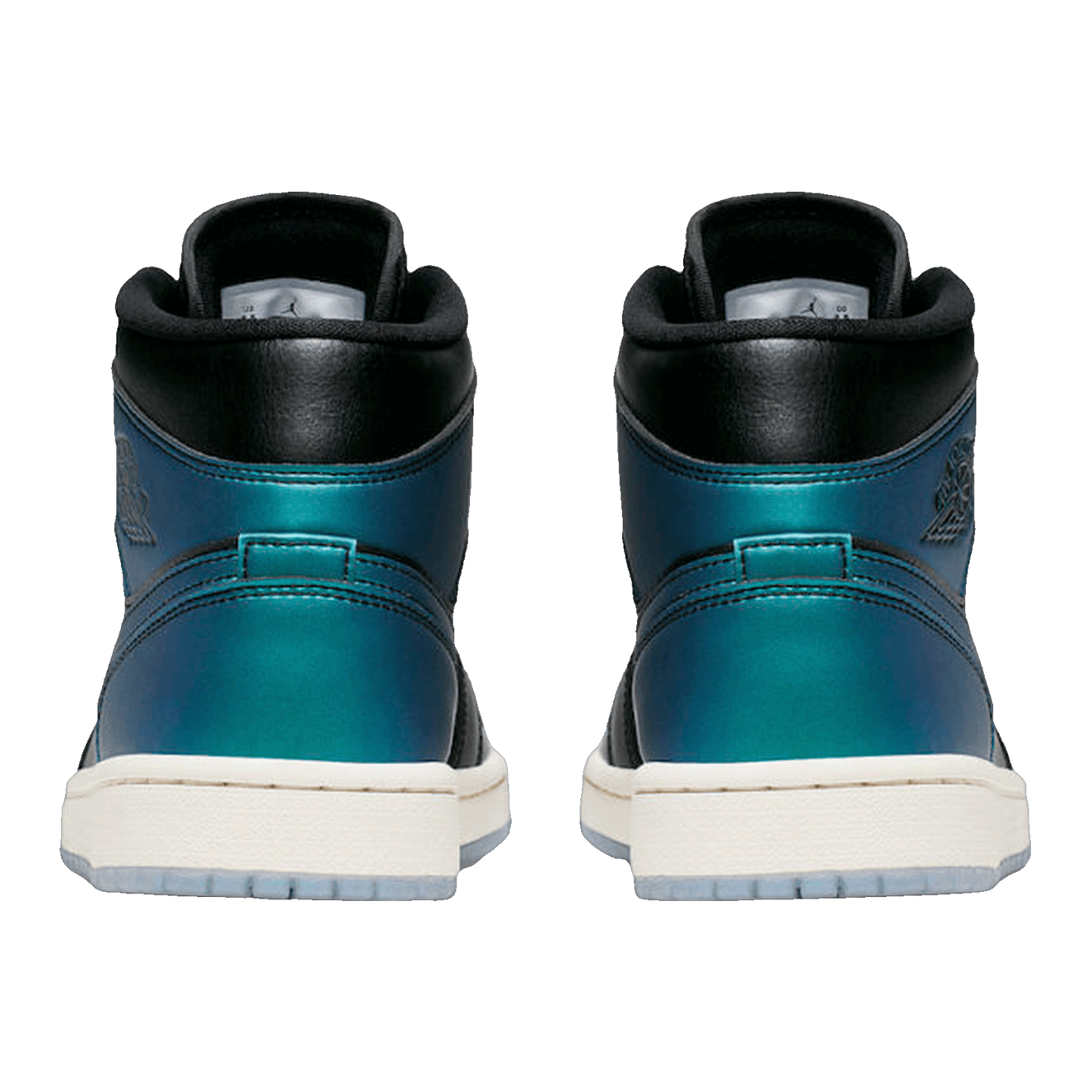 Nike Air Jordan 1 Mid Iridescent Black (W) Back