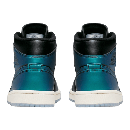 Nike Air Jordan 1 Mid Iridescent Black (W) Back
