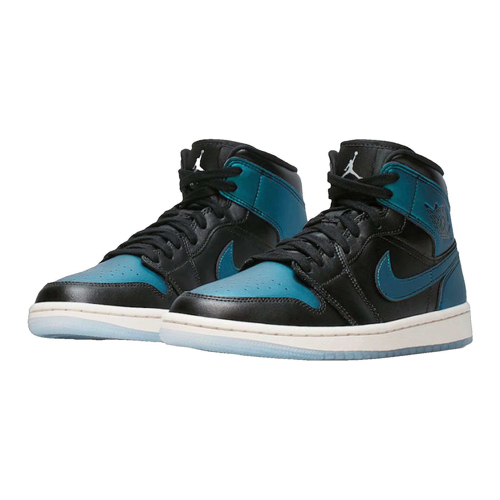 Nike Air Jordan 1 Mid Iridescent Black (W) Side