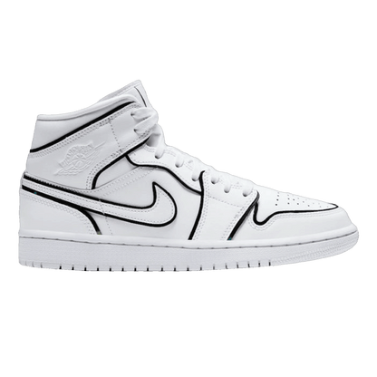 Nike Air Jordan 1 Mid Iridescent Reflective White (W)