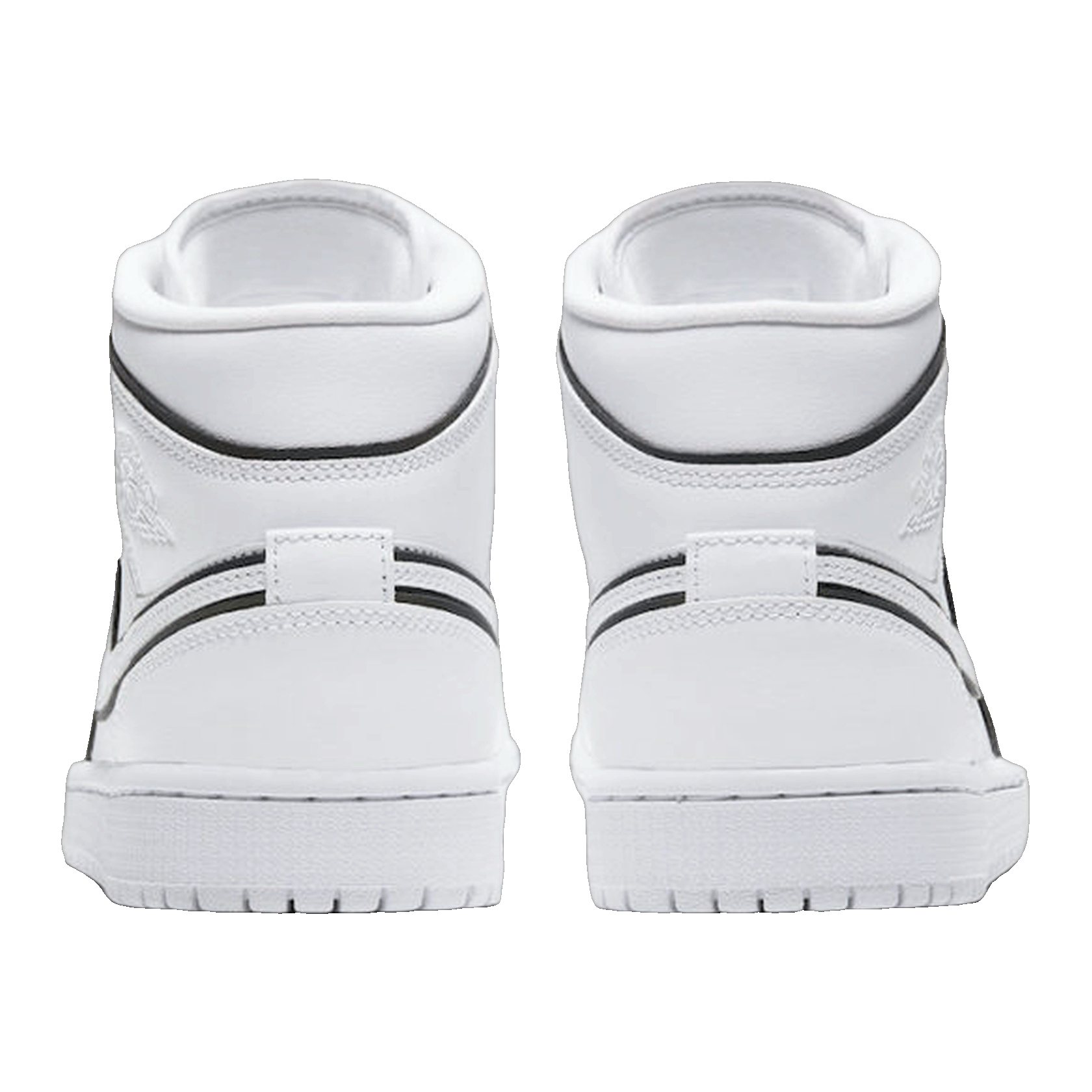 Nike Air Jordan 1 Mid Iridescent Reflective White (W) Back