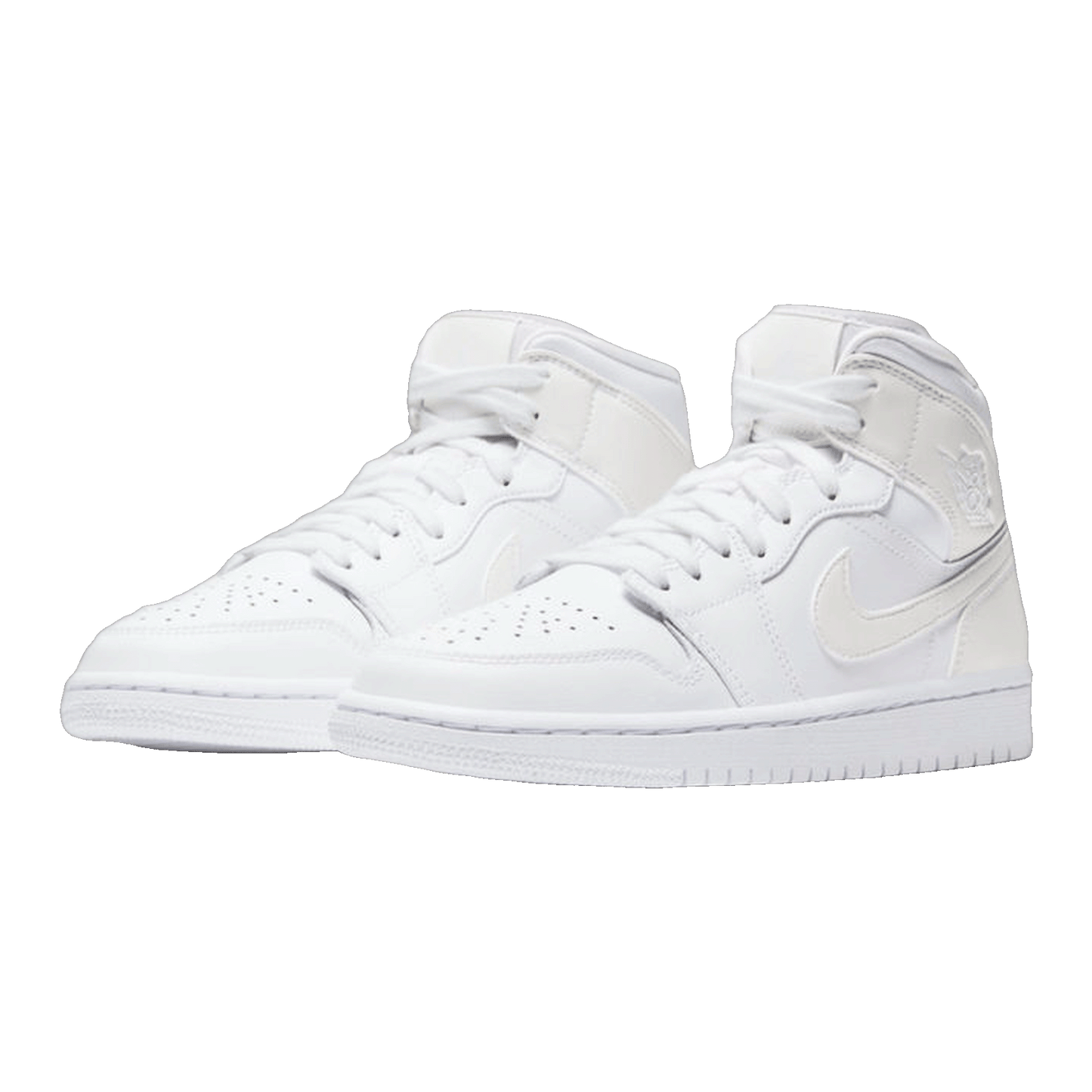 Nike Air Jordan 1 Mid Ivory White (W) Side