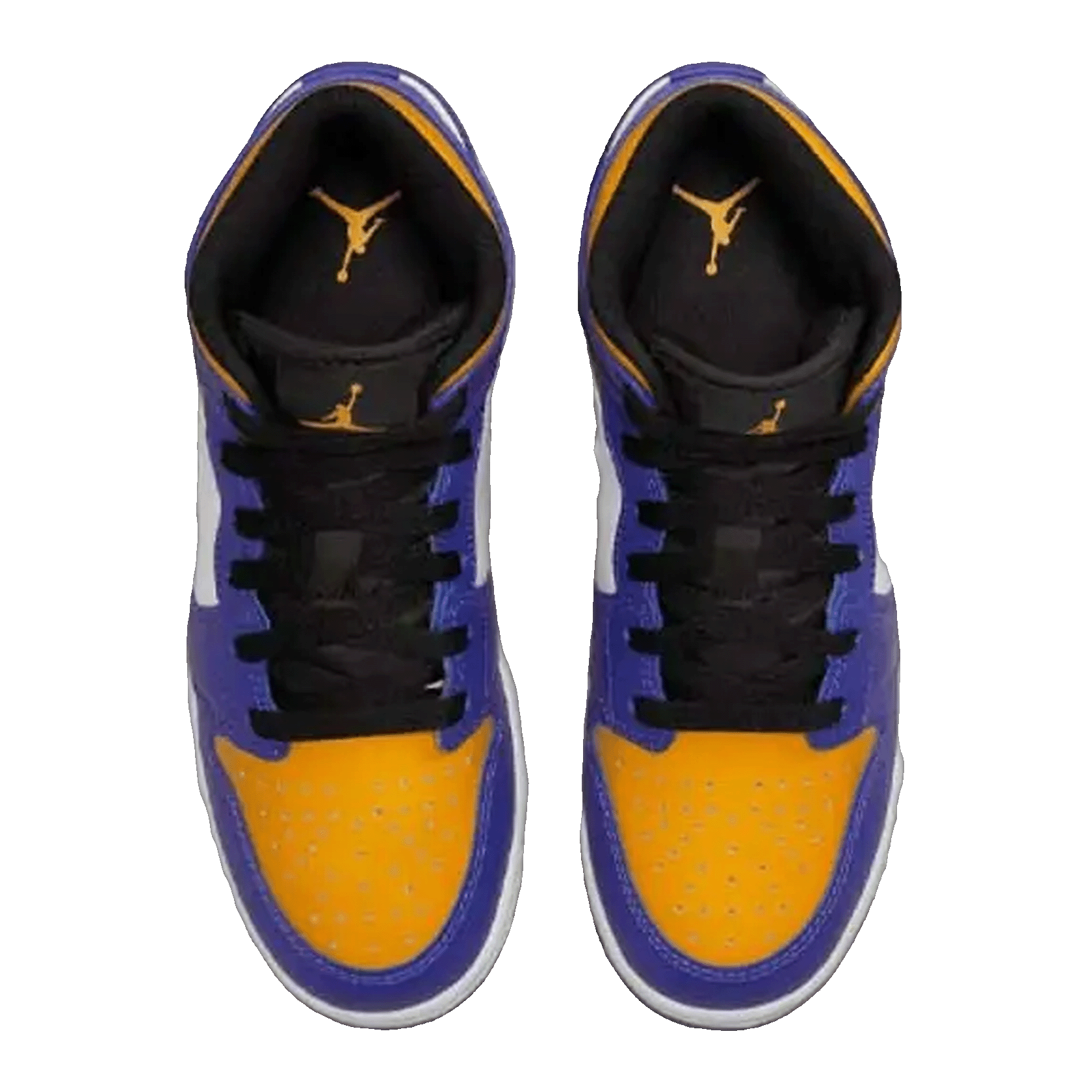 Nike Air Jordan 1 Mid Lakers (2022) (GS) Oben