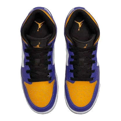 Nike Air Jordan 1 Mid Lakers (2022) (GS) Oben