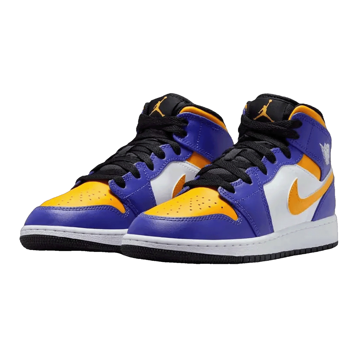 Nike Air Jordan 1 Mid Lakers (2022) (GS) Side