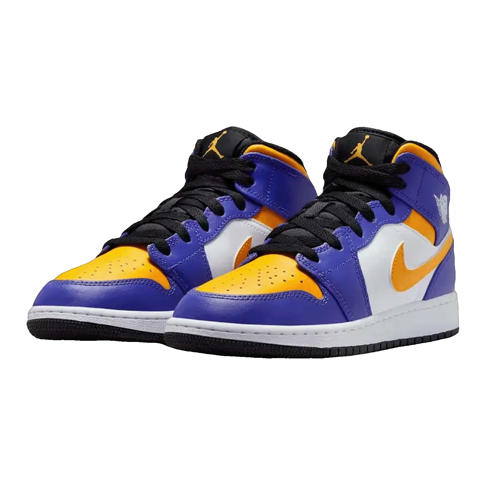 Nike Air Jordan 1 Mid Lakers (2022) (GS) Side