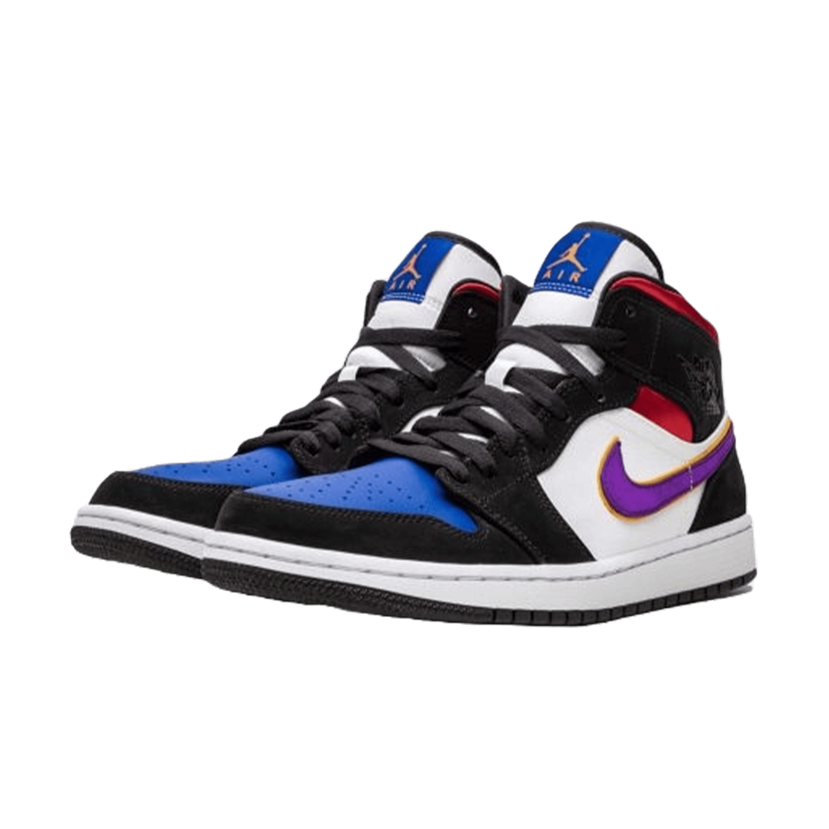Nike Air Jordan 1 Mid Lakers Top 3 (GS) Side