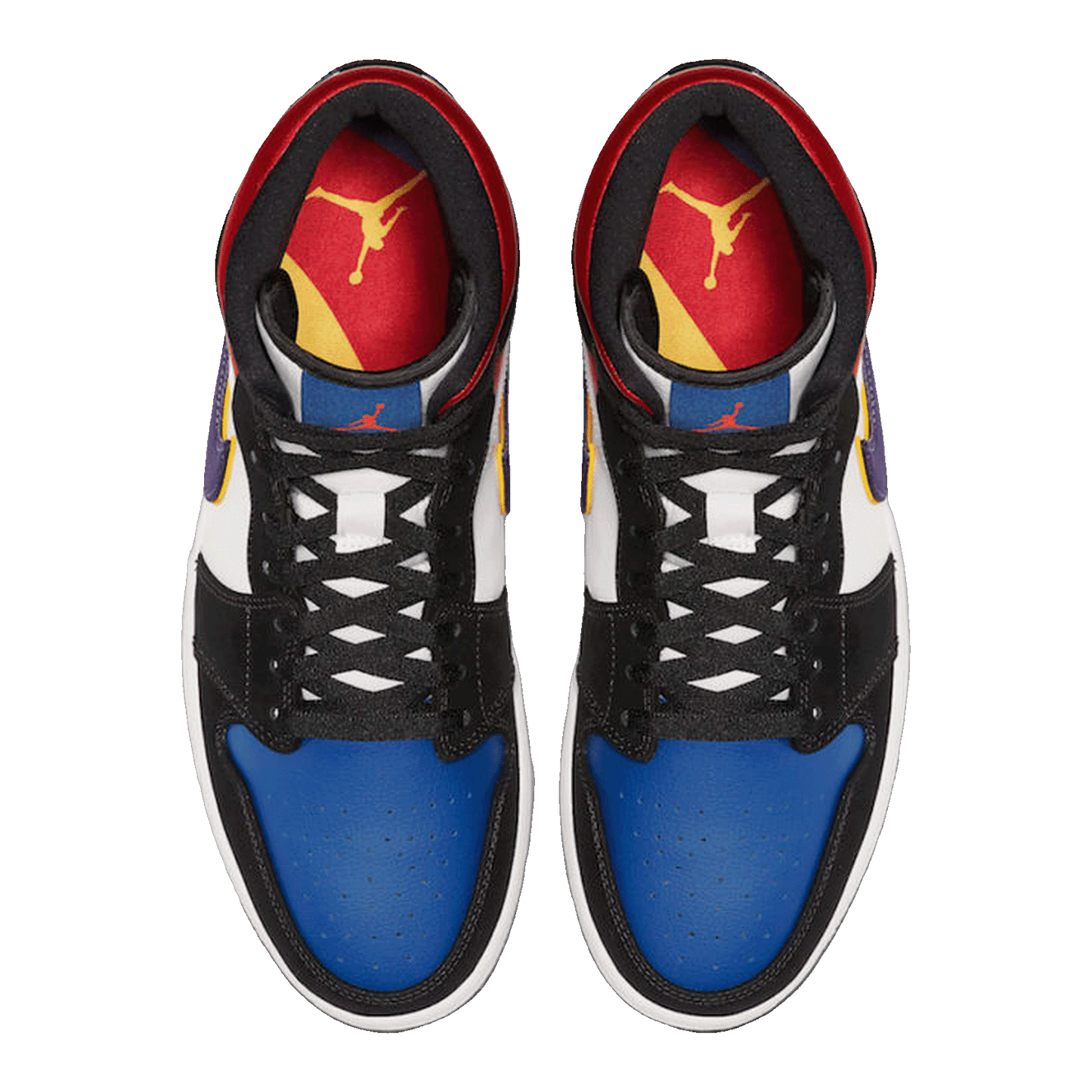 Nike Air Jordan 1 Mid Lakers Top 3 Oben