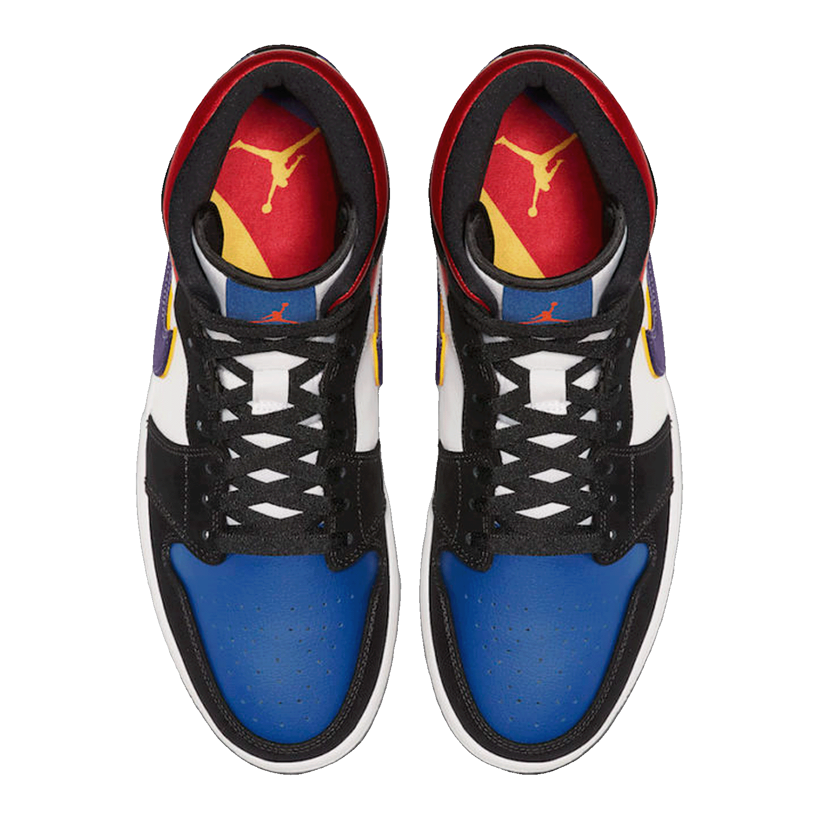 Nike Air Jordan 1 Mid Lakers Top 3 Oben
