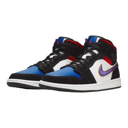 Nike Air Jordan 1 Mid Lakers Top 3 Side