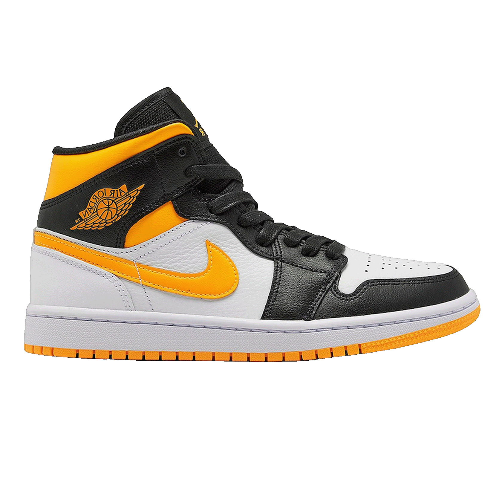 Nike Air Jordan 1 Mid Laser Orange Black (W)