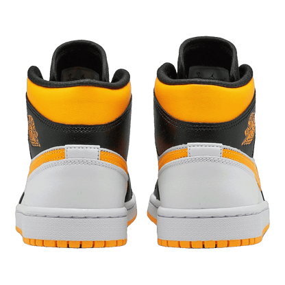 Nike Air Jordan 1 Mid Laser Orange Black (W) Back