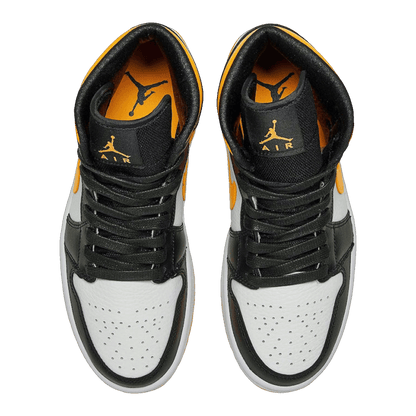 Nike Air Jordan 1 Mid Laser Orange Black (W) Oben