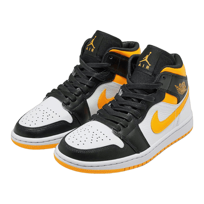 Nike Air Jordan 1 Mid Laser Orange Black (W) Side