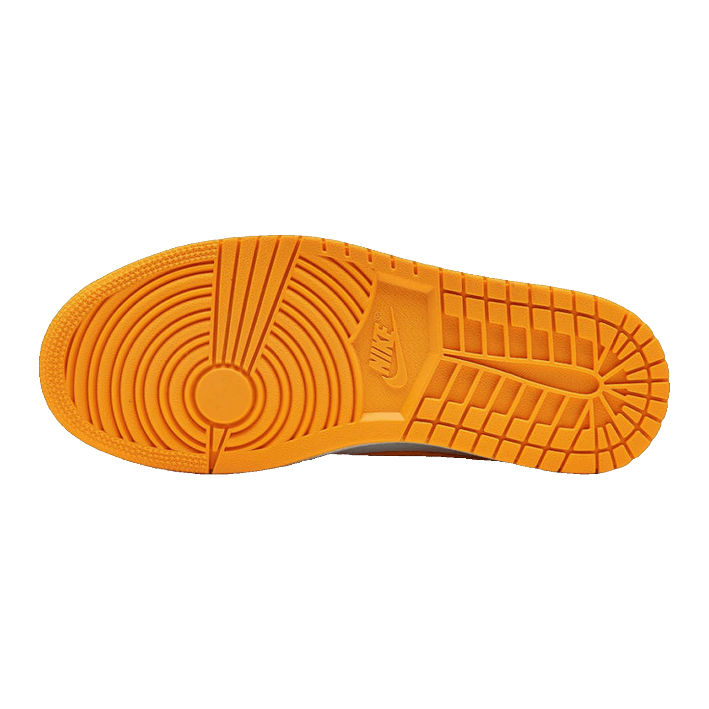 Nike Air Jordan 1 Mid Laser Orange Black (W) Sohle