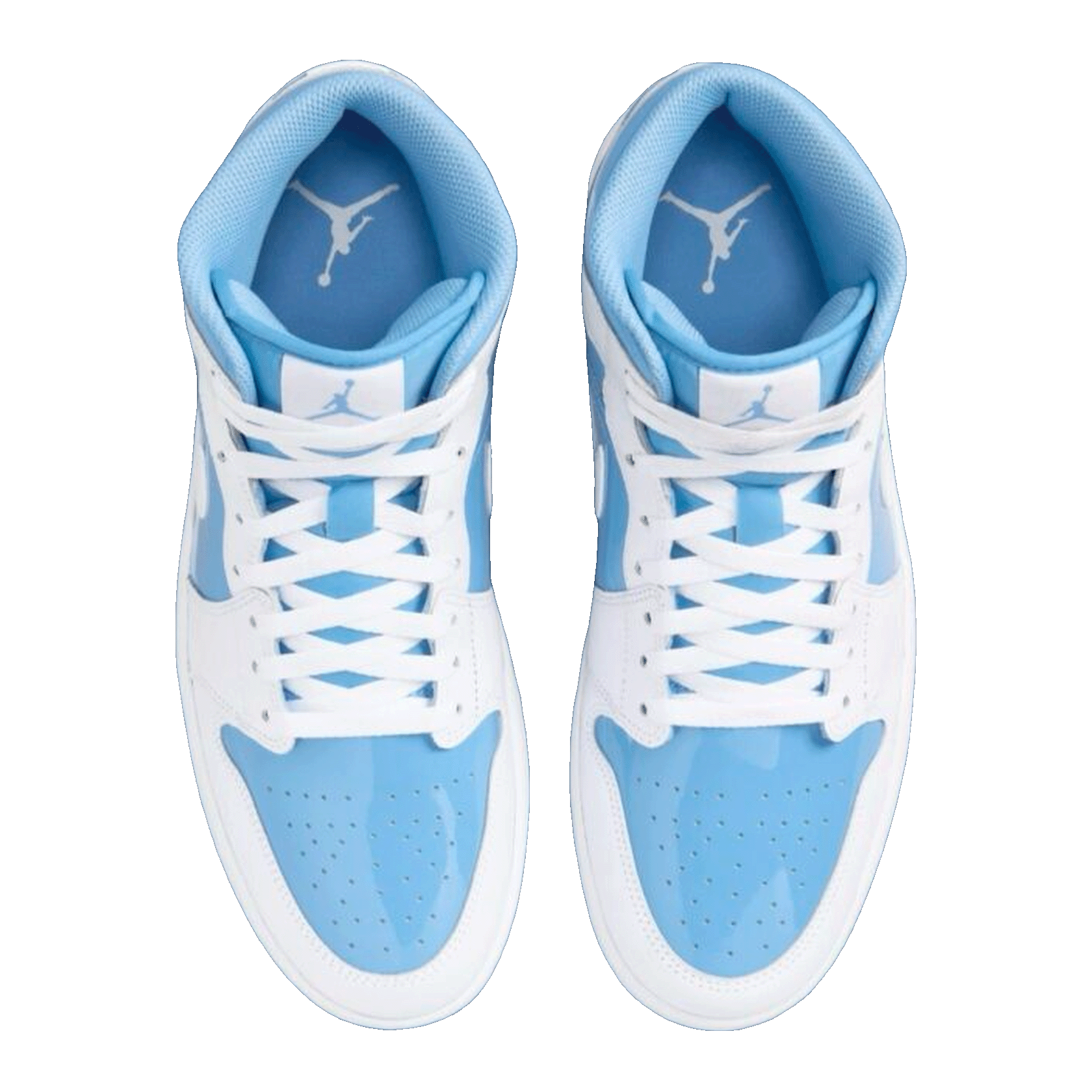 Nike Air Jordan 1 Mid Legend Blue (GS) Oben