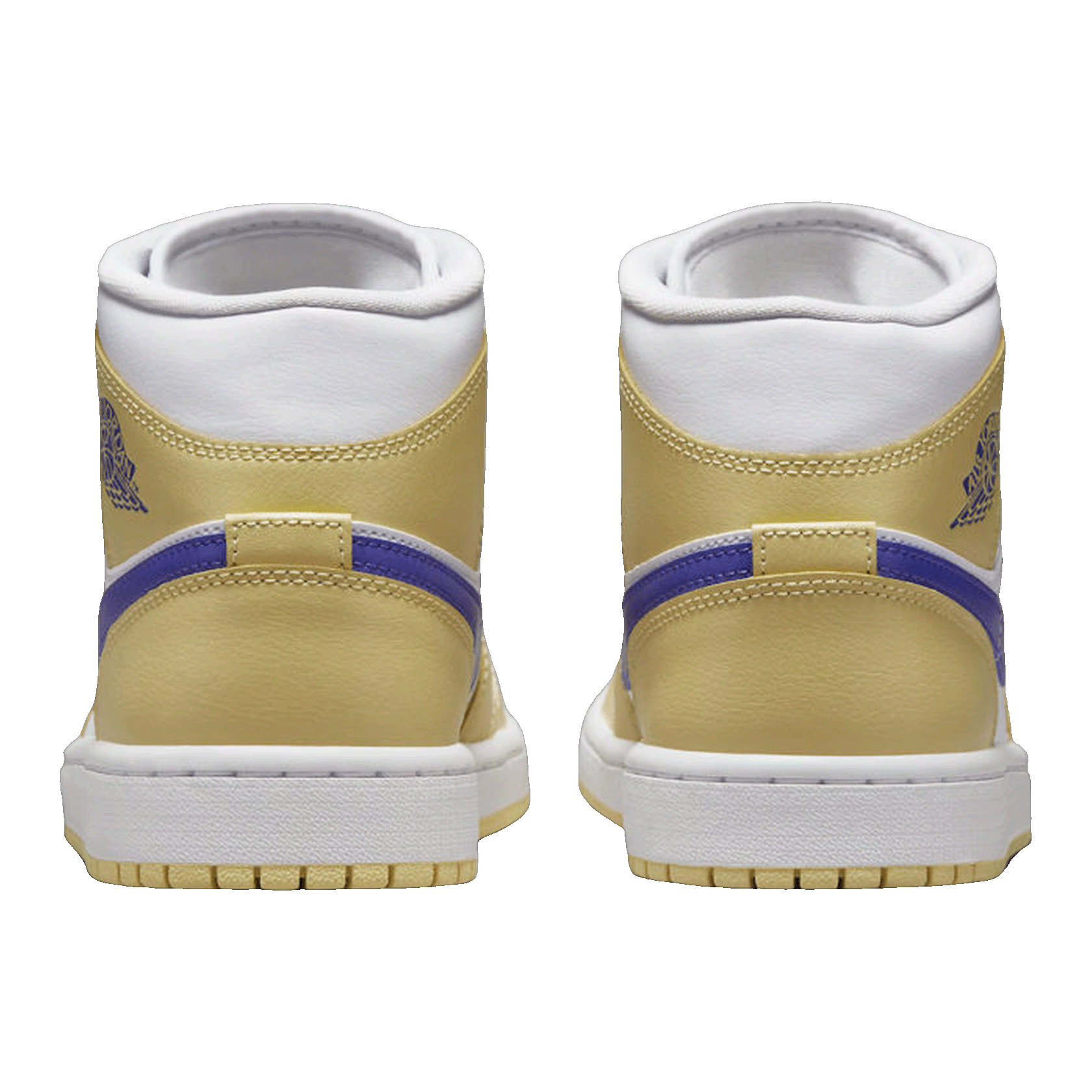 Nike Air Jordan 1 Mid Lemon Wash Lapis (W) Back