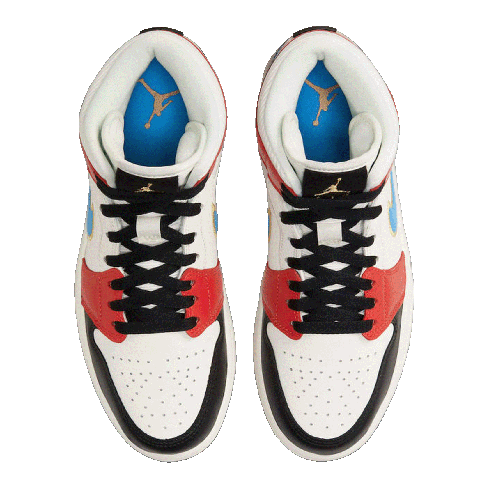 Nike Air Jordan 1 Mid Let(Her)Man (W) Oben