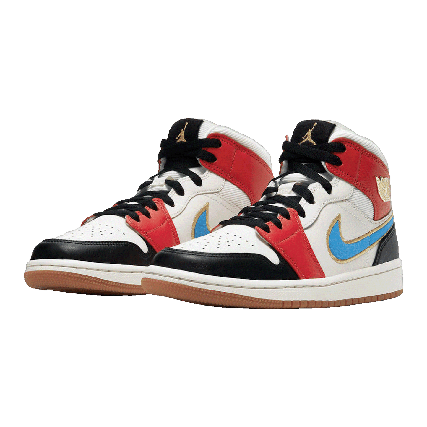 Nike Air Jordan 1 Mid Let(Her)Man (W) Side