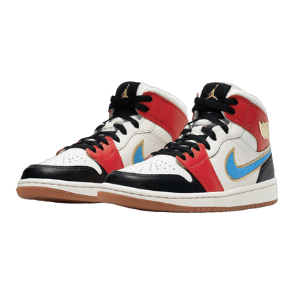 Nike Air Jordan 1 Mid Let(Her)Man (W) Side
