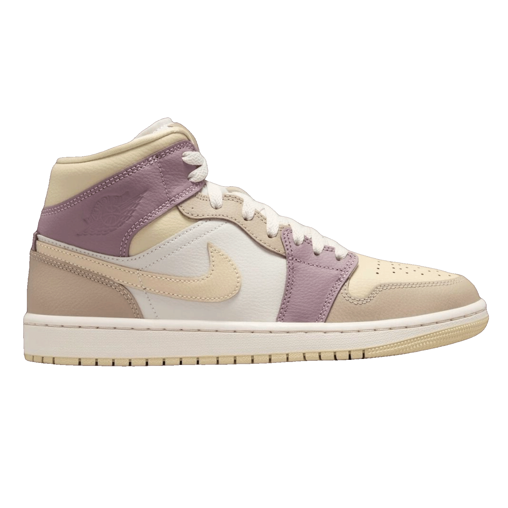 Nike Air Jordan 1 Mid Light Orewood Brown Taupe Grey (W)