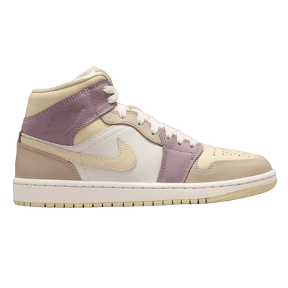 Nike Air Jordan 1 Mid Light Orewood Brown Taupe Grey (W)