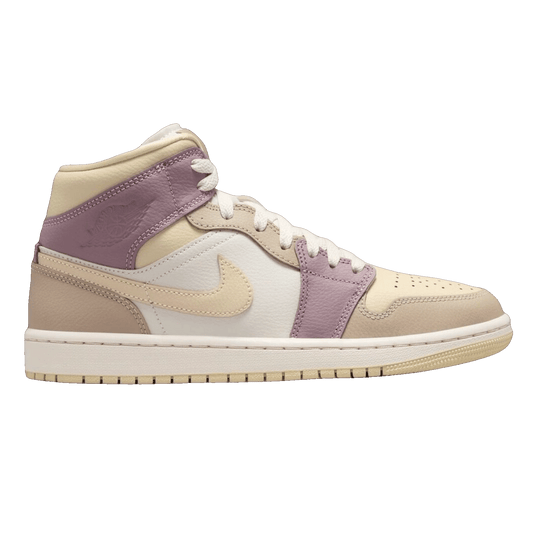 Nike Air Jordan 1 Mid Light Orewood Brown Taupe Grey (W)