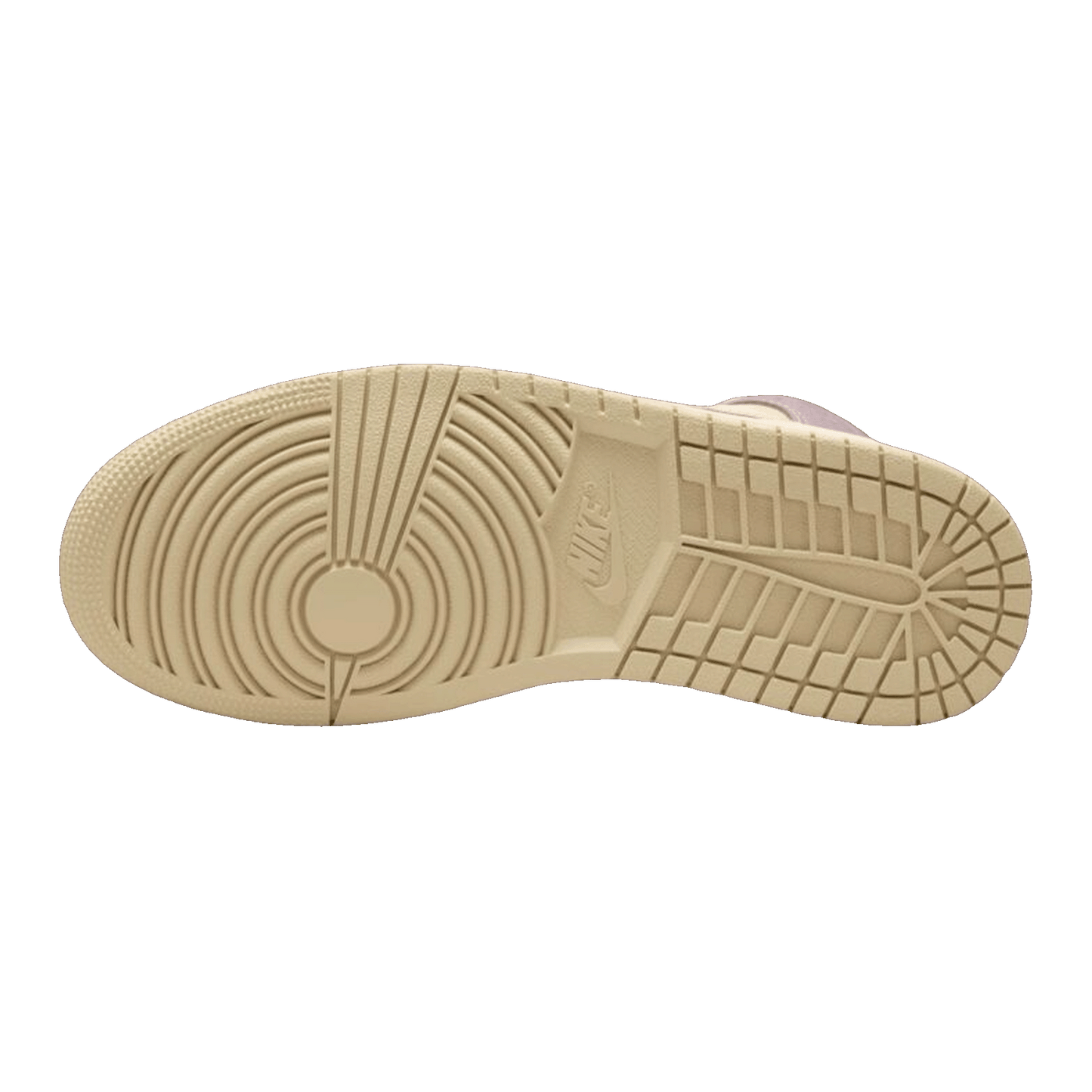 Nike Air Jordan 1 Mid Light Orewood Brown Taupe Grey (W) Sohle