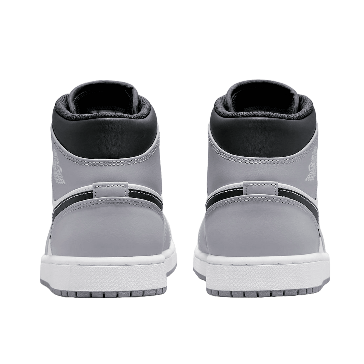 Nike Air Jordan 1 Mid Light Smoke Grey Anthracite Back