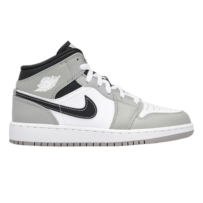 Nike Air Jordan 1 Mid Light Smoke Grey (GS) - 554725-092