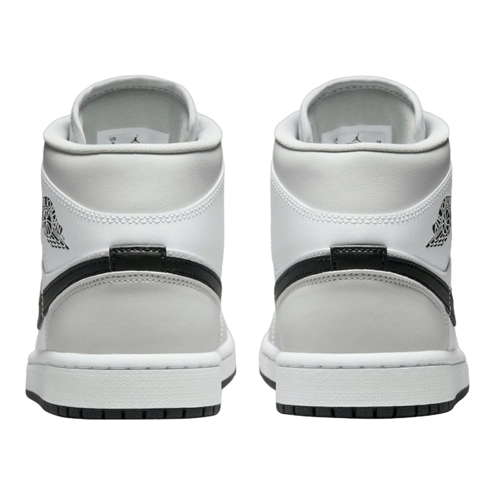 Nike Air Jordan 1 Mid Light Smoke Grey (W) back BQ6472-015