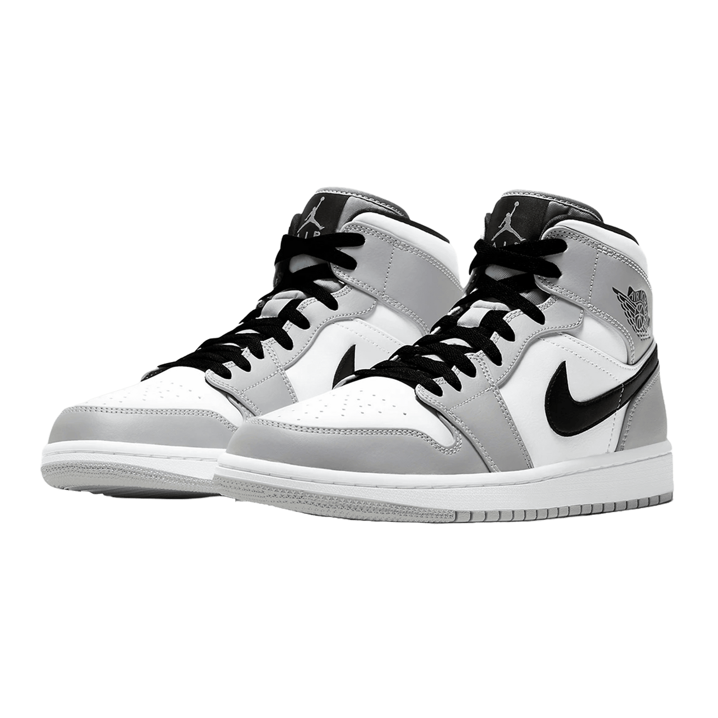 Nike Air Jordan 1 Mid Light Smoke Grey (W) Side