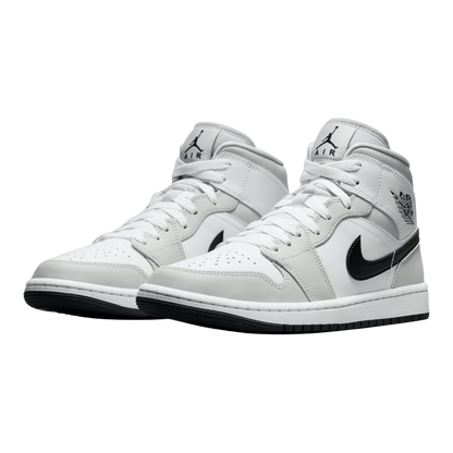 Nike Air Jordan 1 Mid Light Smoke Grey (W) Side BQ6472-015