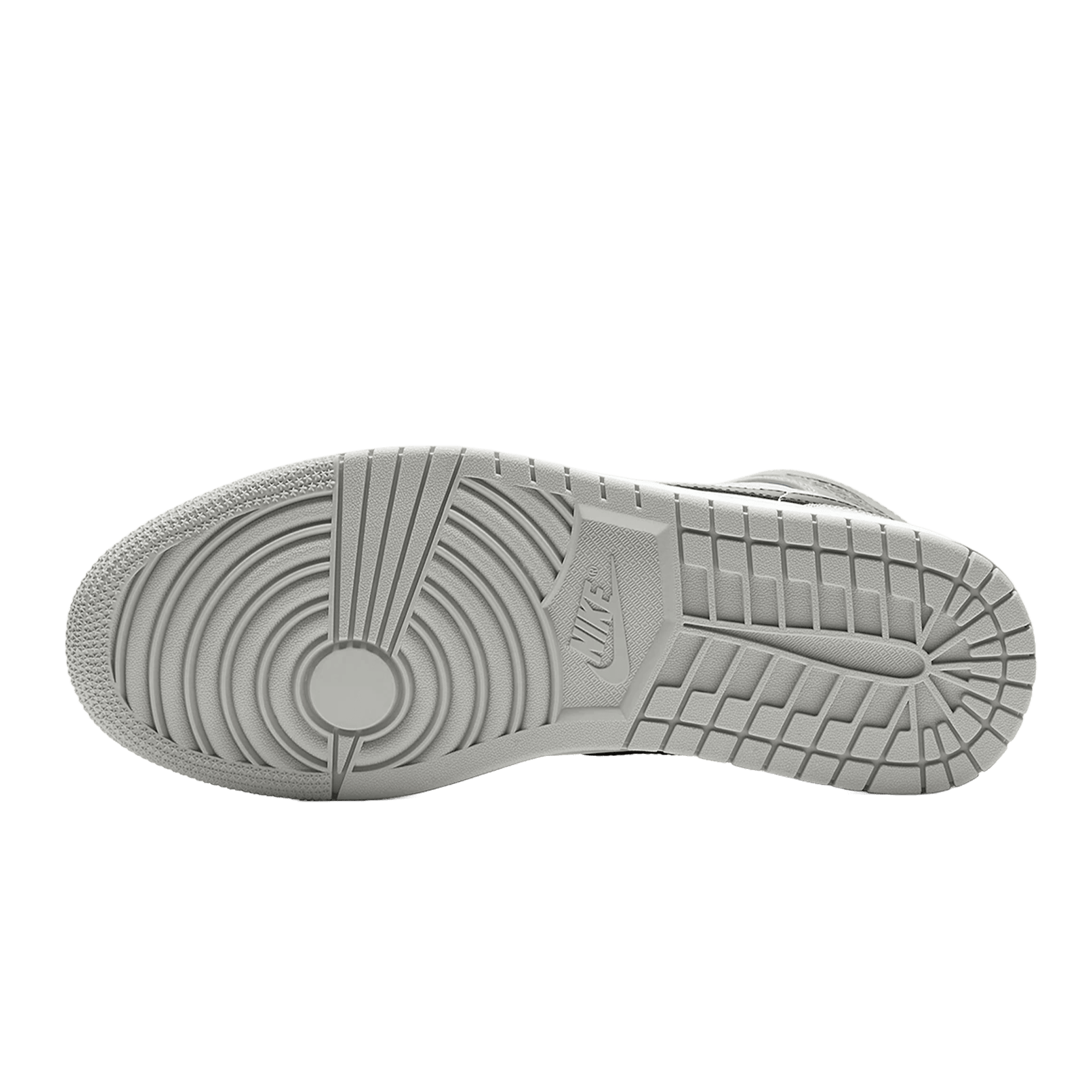 Nike Air Jordan 1 Mid Light Smoke Grey (W) Sohle
