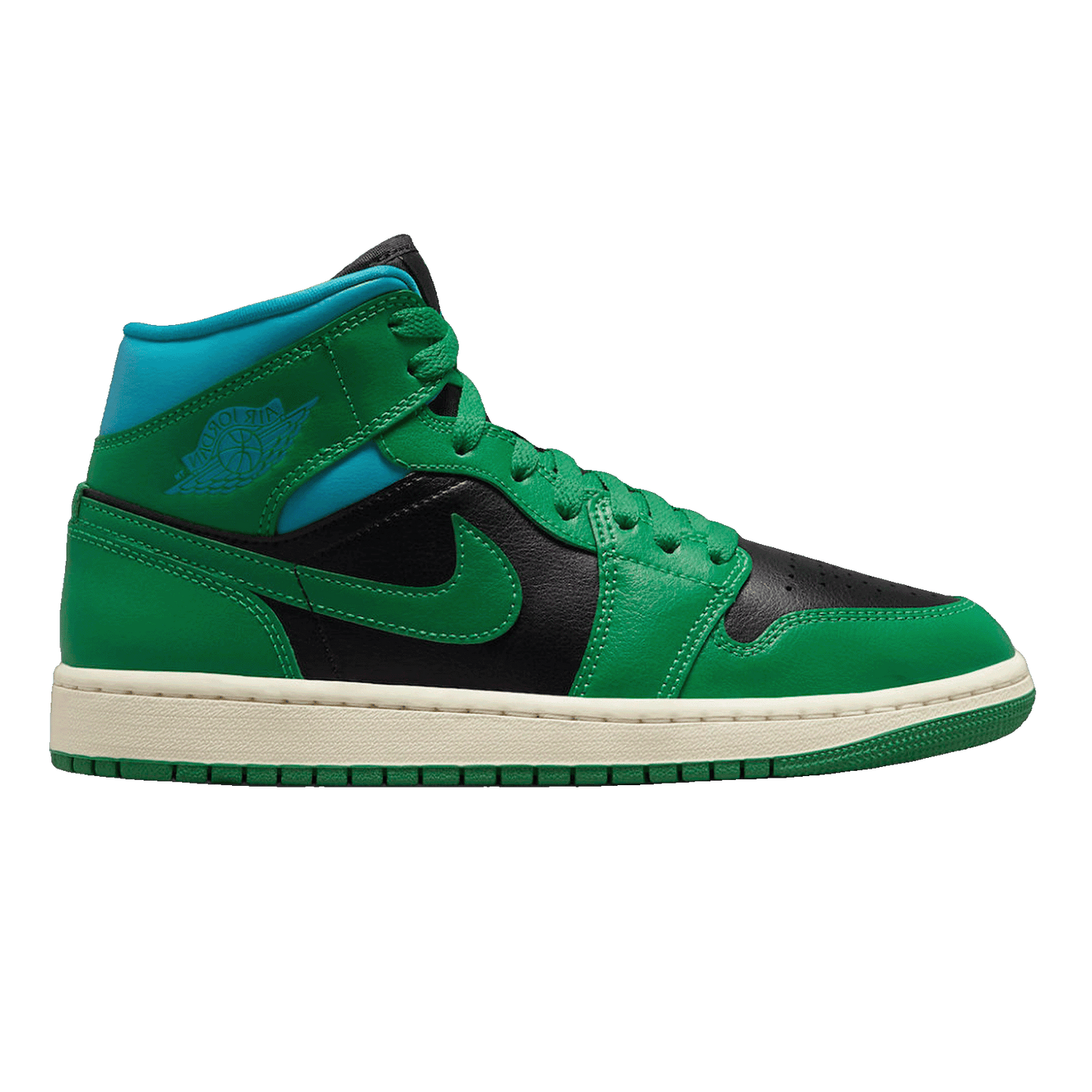 Nike Air Jordan 1 Mid Lucky Green Aquatone (W)