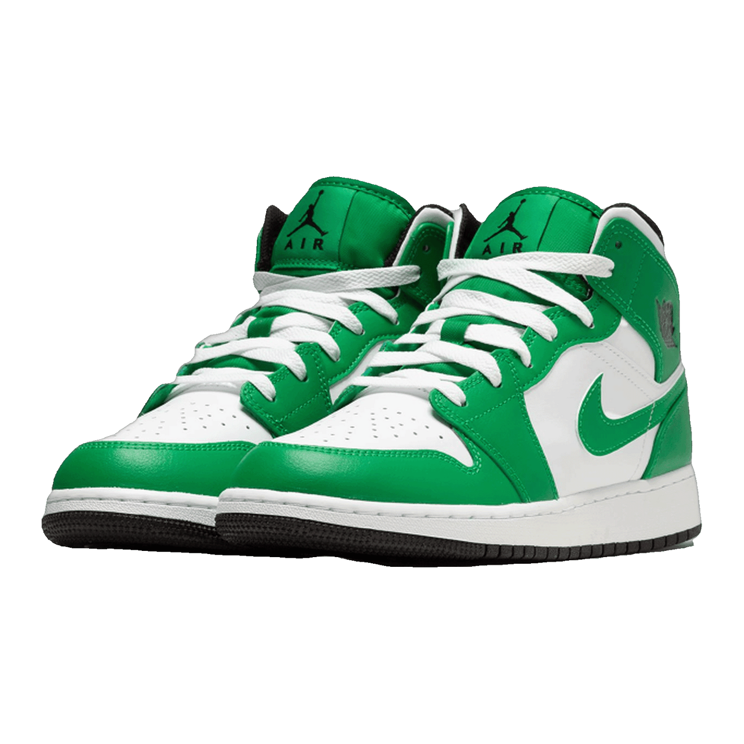 Nike Air Jordan 1 Mid Lucky Green (GS) Side