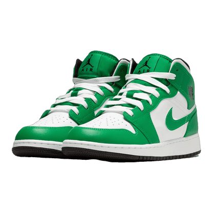 Nike Air Jordan 1 Mid Lucky Green (GS) Side