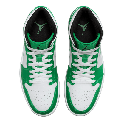 Nike Air Jordan 1 Mid Lucky Green Oben