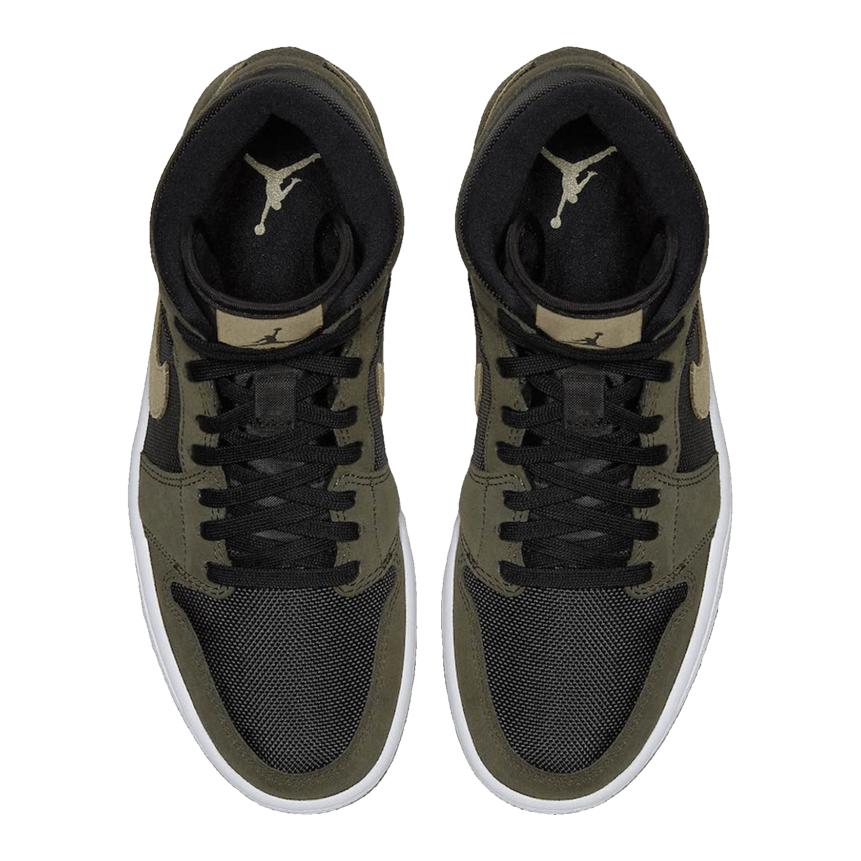 Nike Air Jordan 1 Mid Military Drab (W) Oben