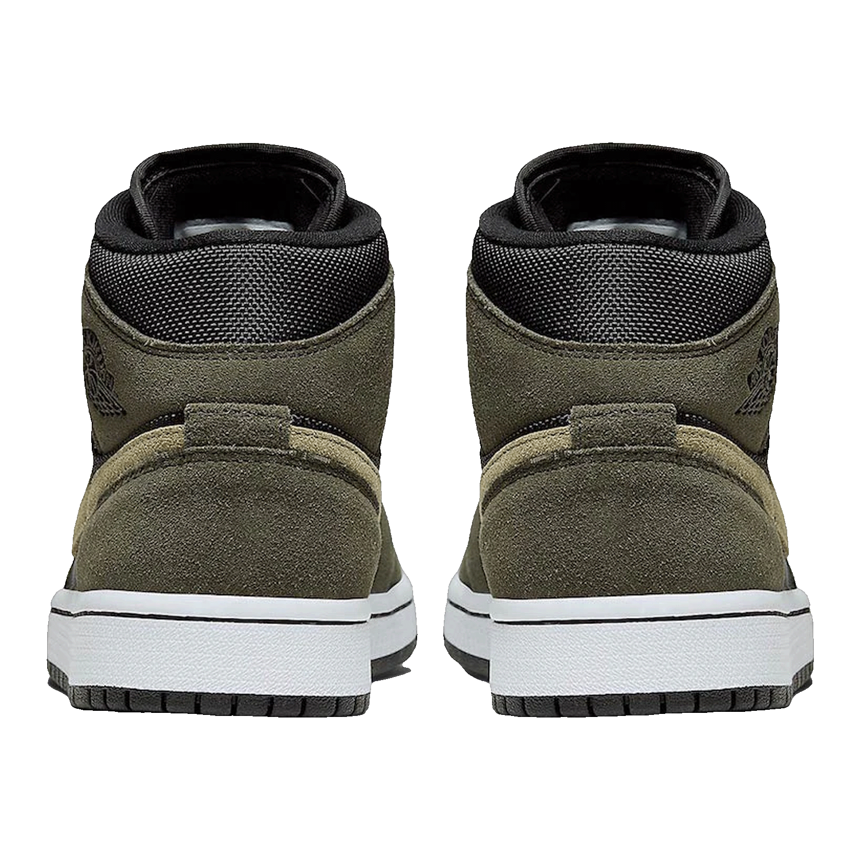 Nike Air Jordan 1 Mid Military Olive (W) Back