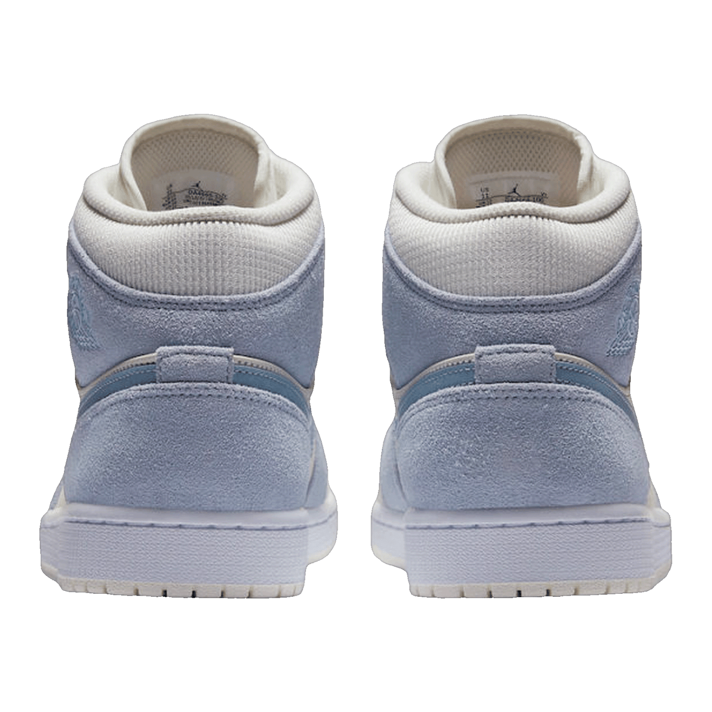 Nike Air Jordan 1 Mid Mixed Textures Blue Back