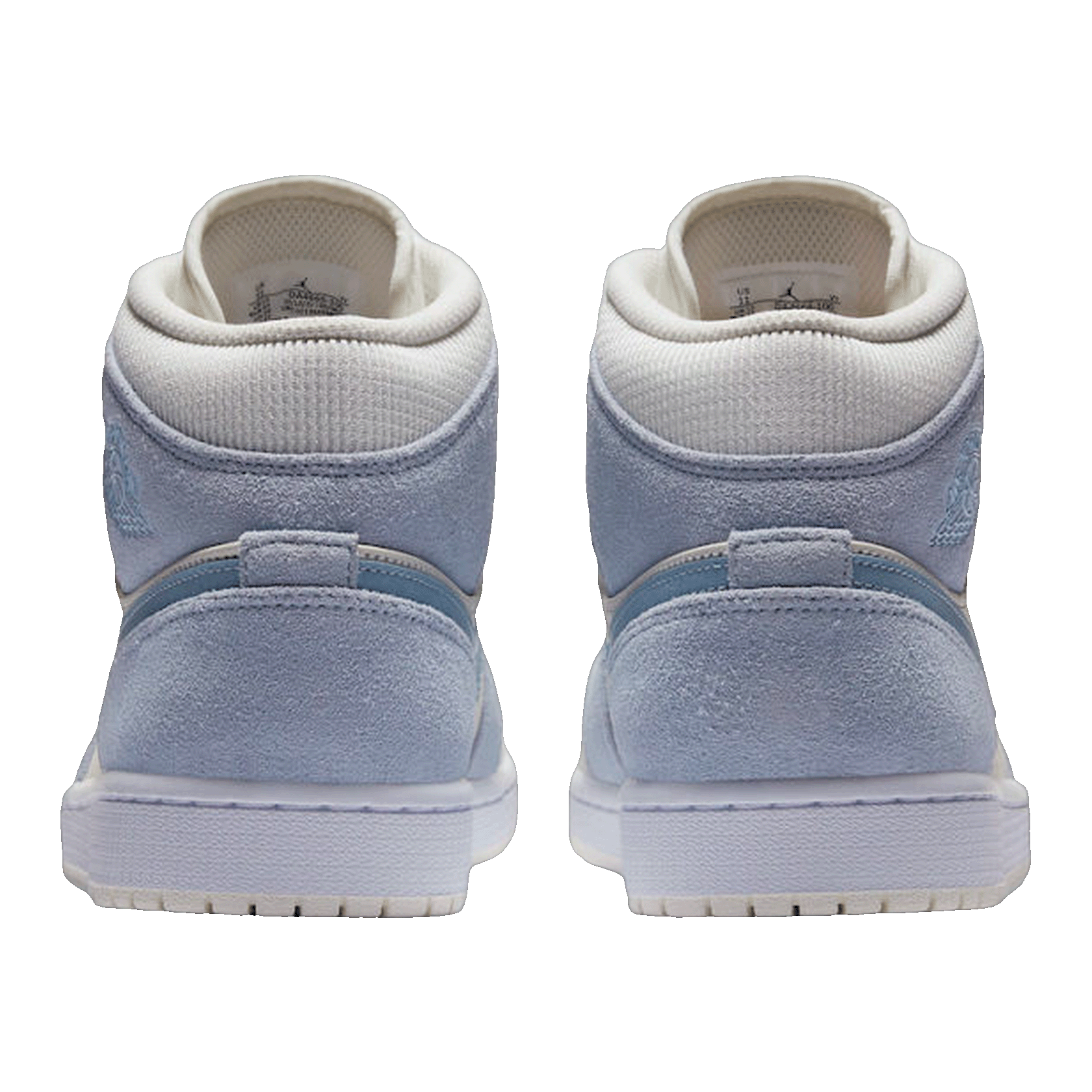 Nike Air Jordan 1 Mid Mixed Textures Blue Back