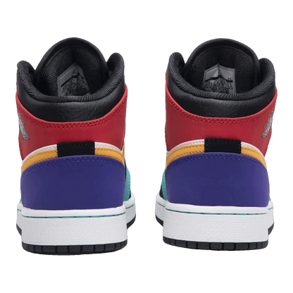 Nike Air Jordan 1 Mid Multi-Color (GS) Back