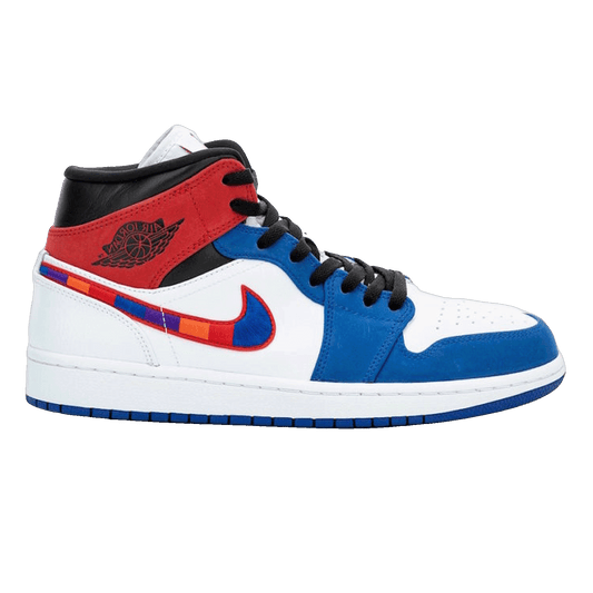 Nike Air Jordan 1 Mid Multi-Color Swoosh