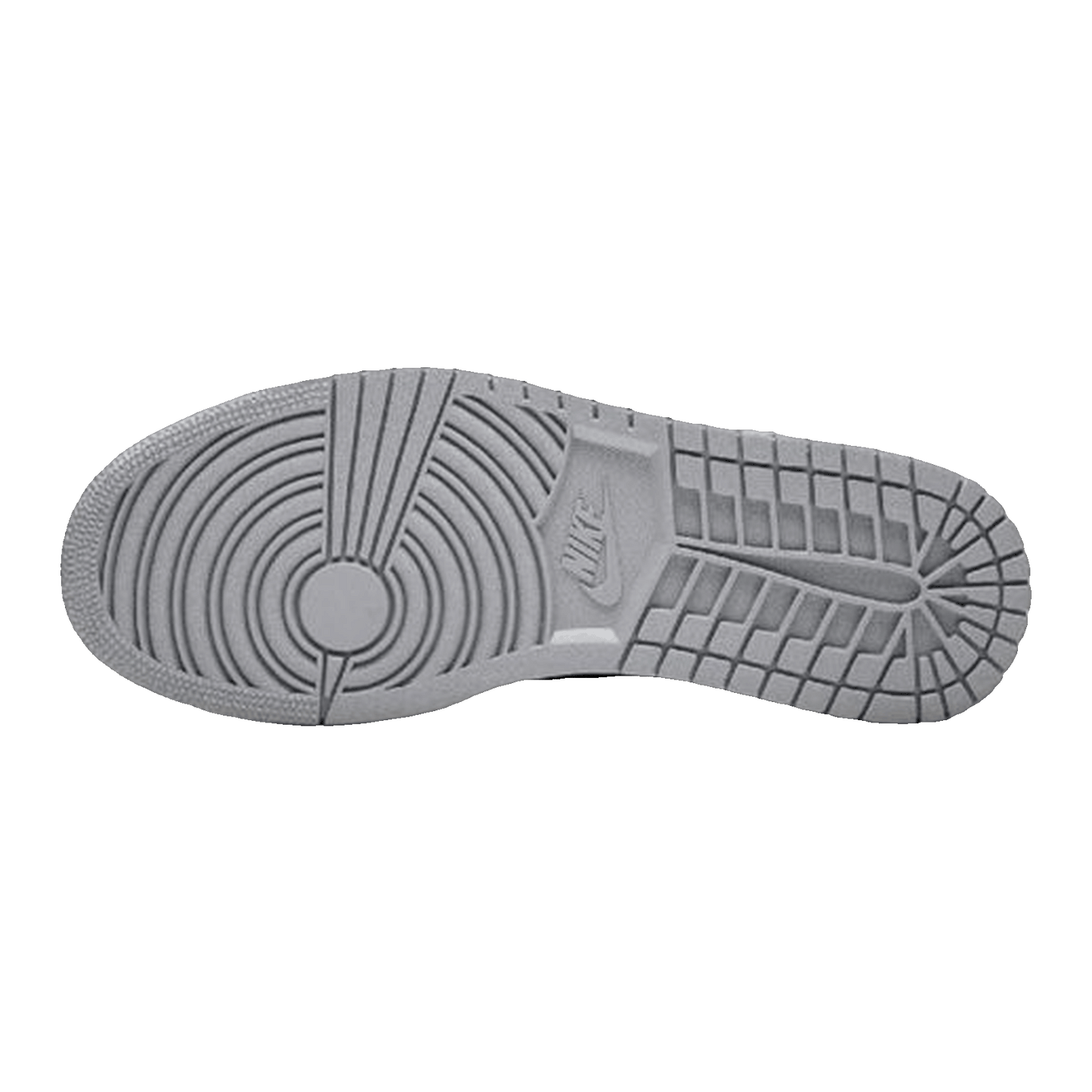 Nike Air Jordan 1 Mid Multi-Color Swoosh Black Sohle