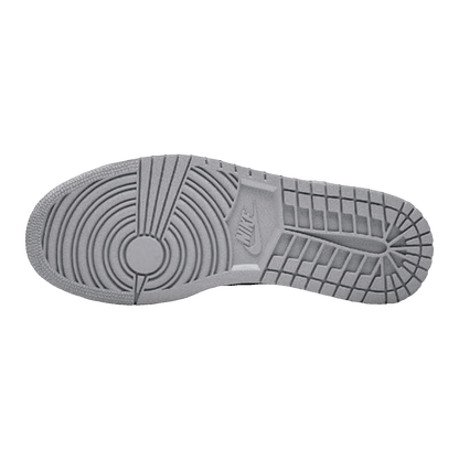 Nike Air Jordan 1 Mid Multi-Color Swoosh Black Sohle