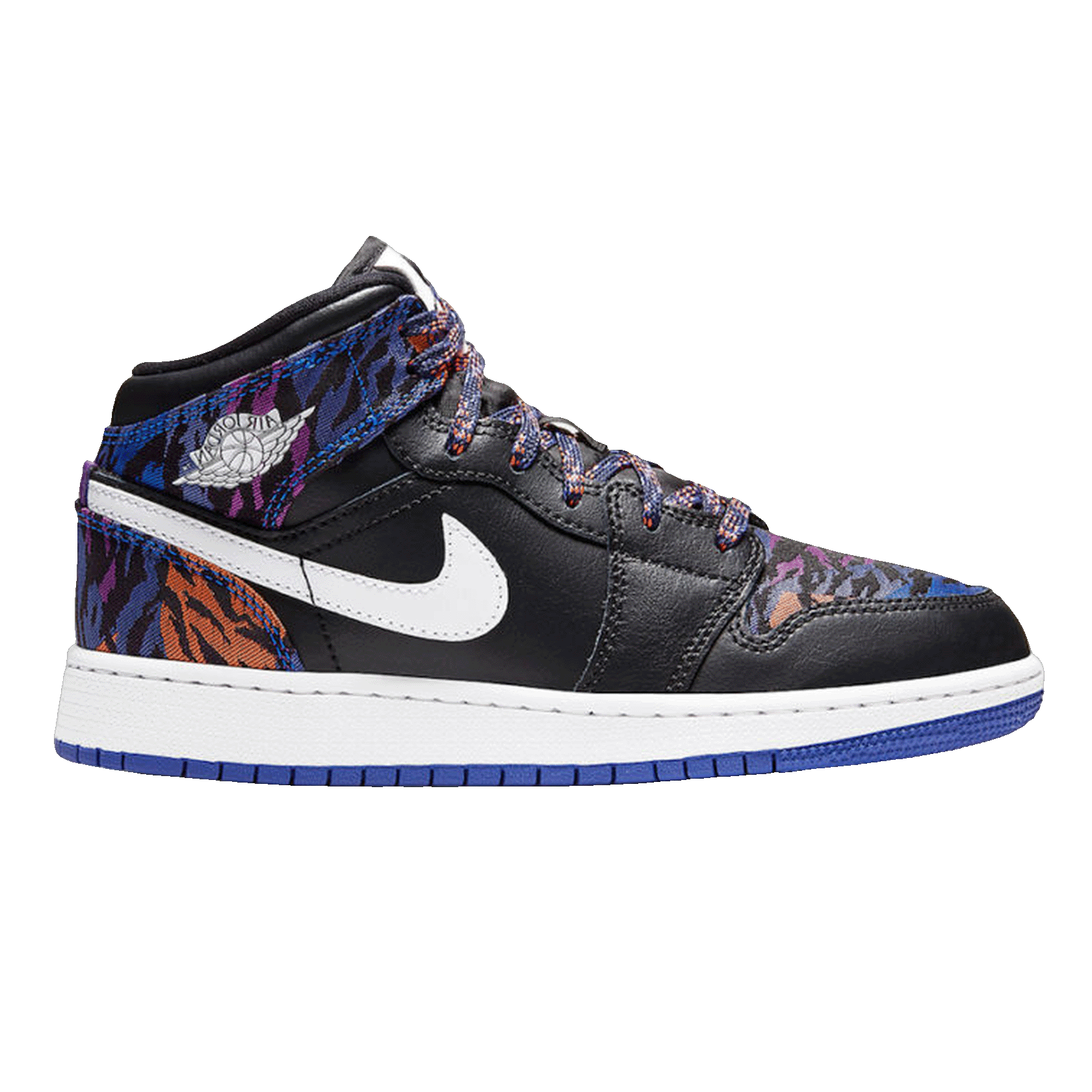 Nike Air Jordan 1 Mid Multi-Color Tiger Stripe (GS)