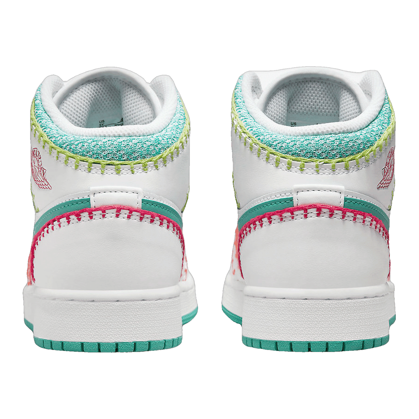 Nike Air Jordan 1 Mid Multi Knit (GS) Back