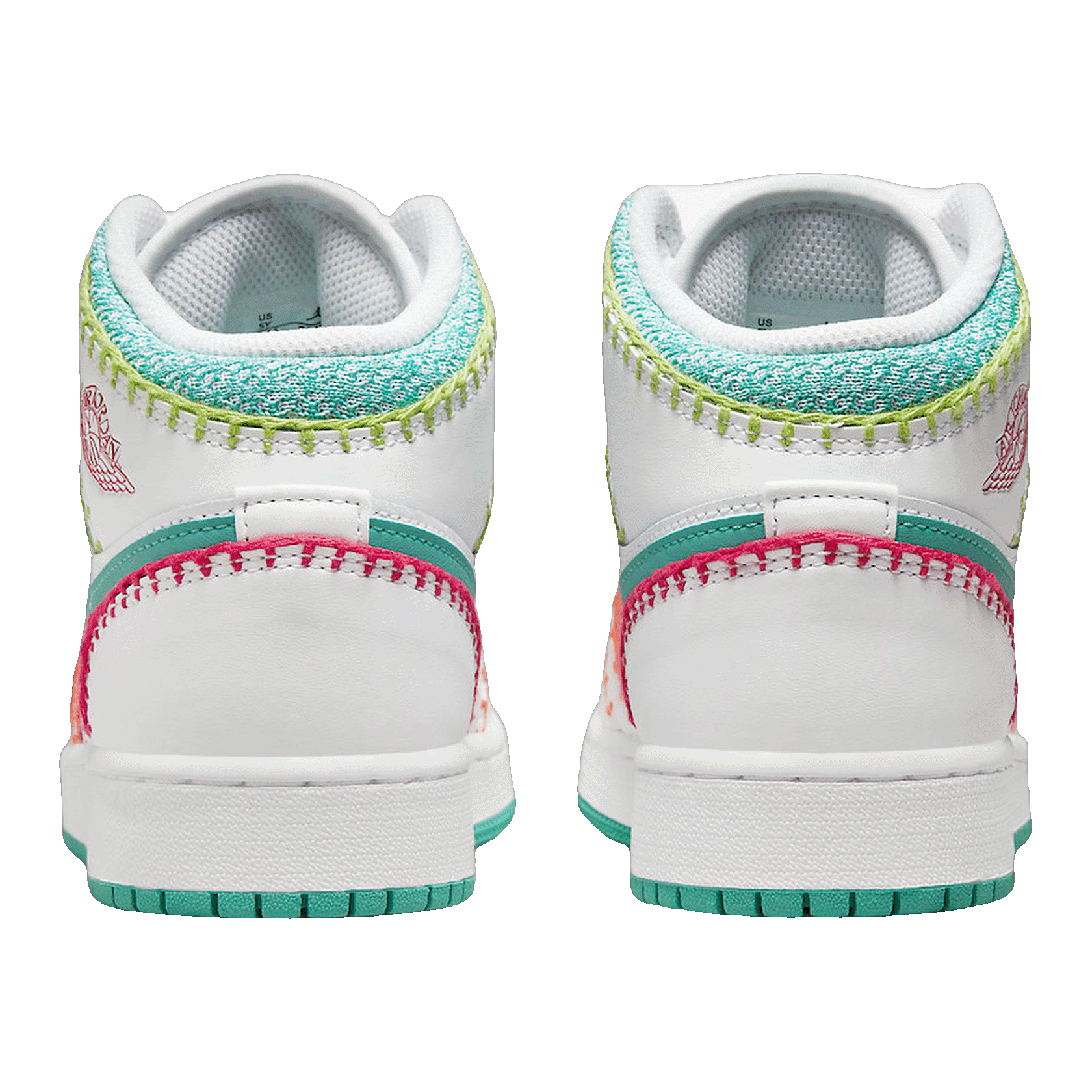 Nike Air Jordan 1 Mid Multi Knit (GS) Back