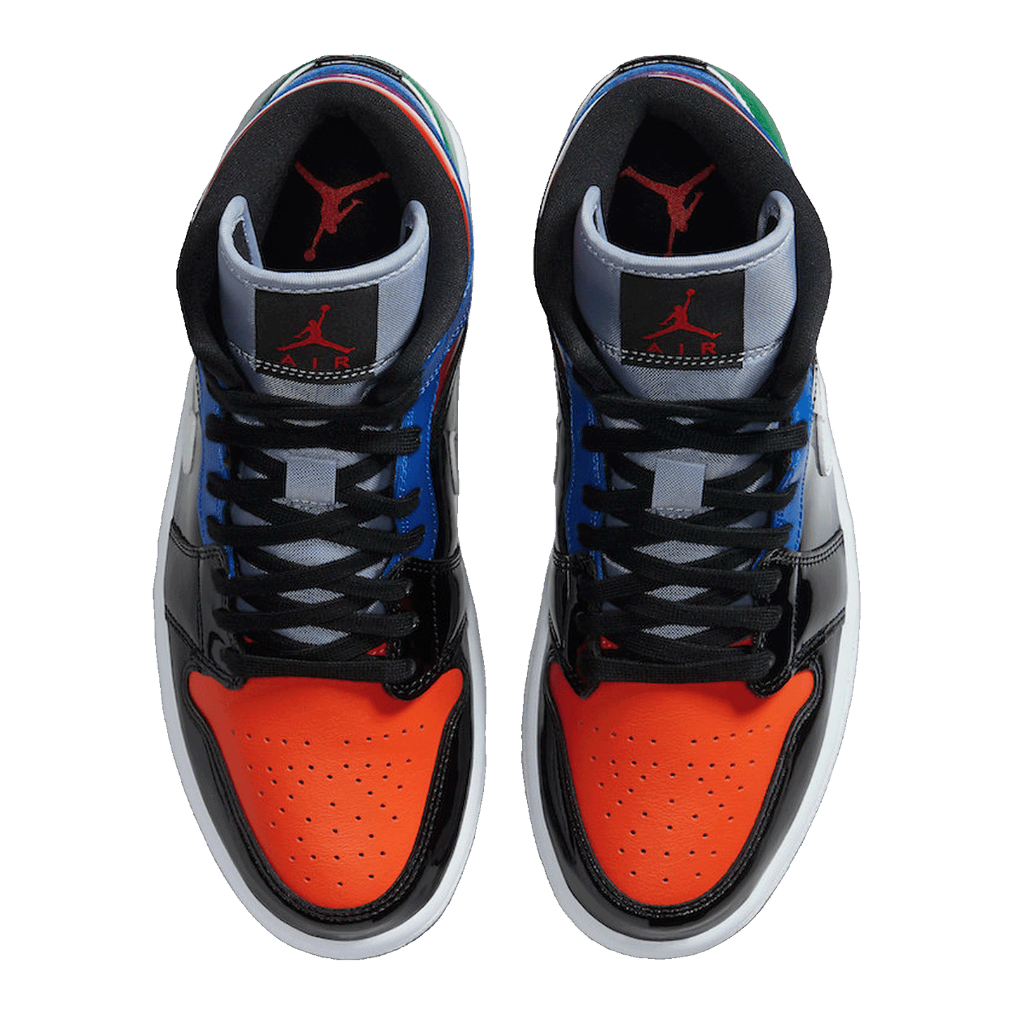 Nike Air Jordan 1 Mid Multi Patent (W) Oben